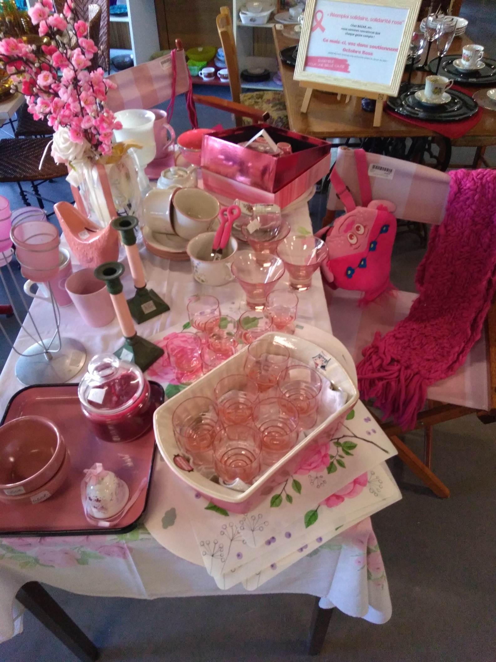 BAZAR, etc. Octobre Rose chez BAZAR, etc.
